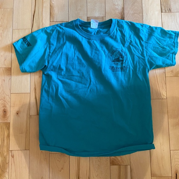 Gildan ultra cotton size L t-shirt - turquoise - Picture 6 of 7